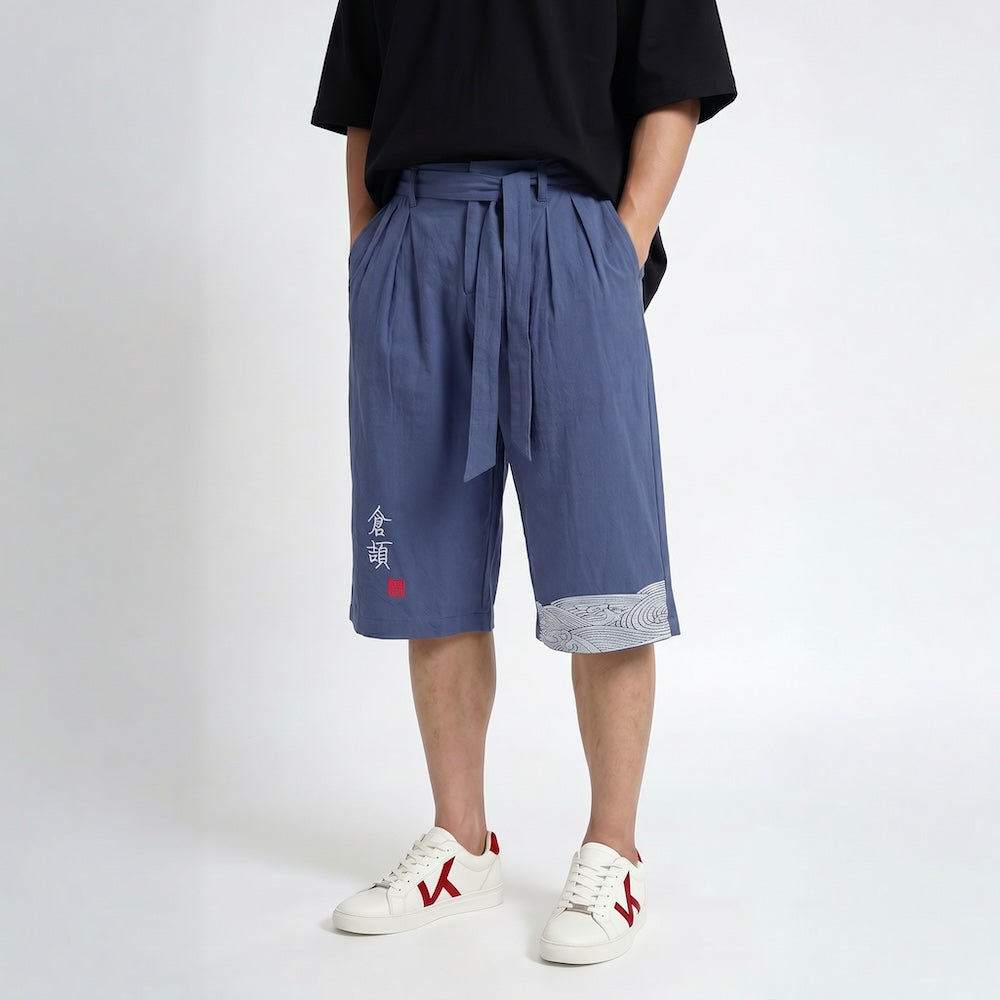 Taro - Pantalon court confort japonais