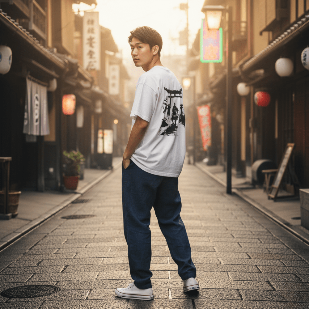 Torii - T-shirt japonais oversize