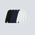 Pack de 3 x Takayama - T-shirt oversize à manches longues (280GSM)