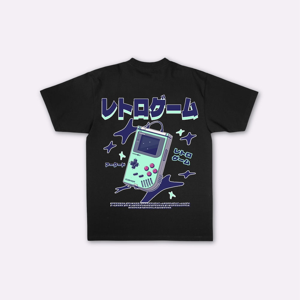Retoro Gēmu - T-shirt japonais oversize