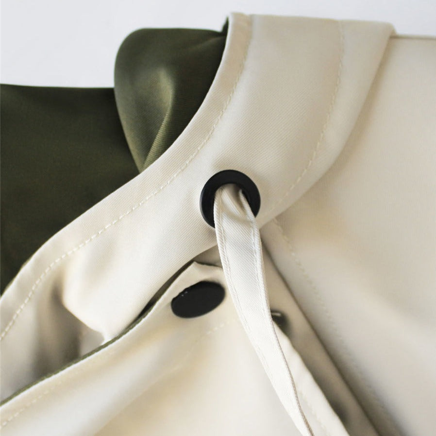 Anna | Chaqueta de Entretiempo con Cuello Doblado Estilo "Drapeado"