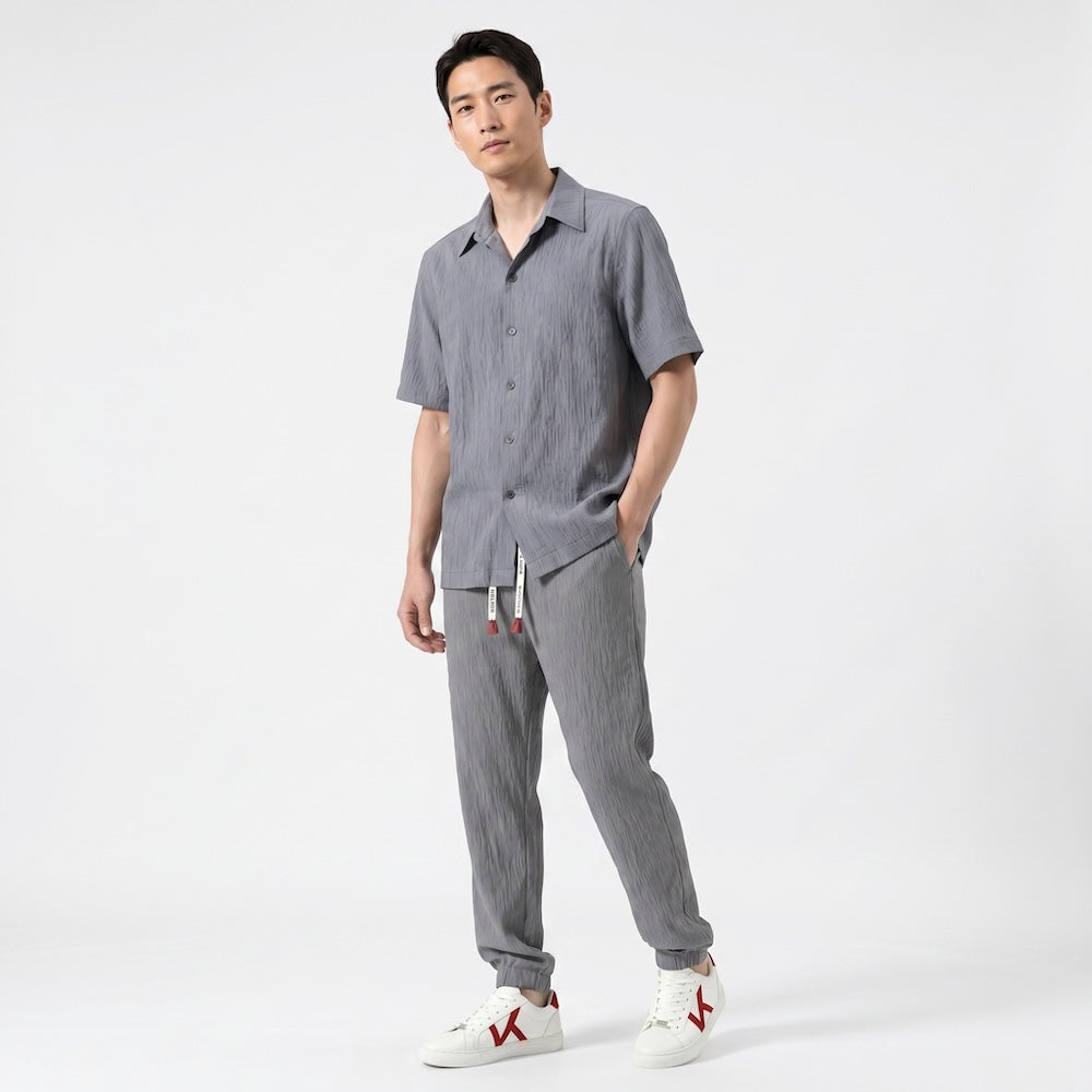 Taiyo - Chemise à manches courtes slim fit