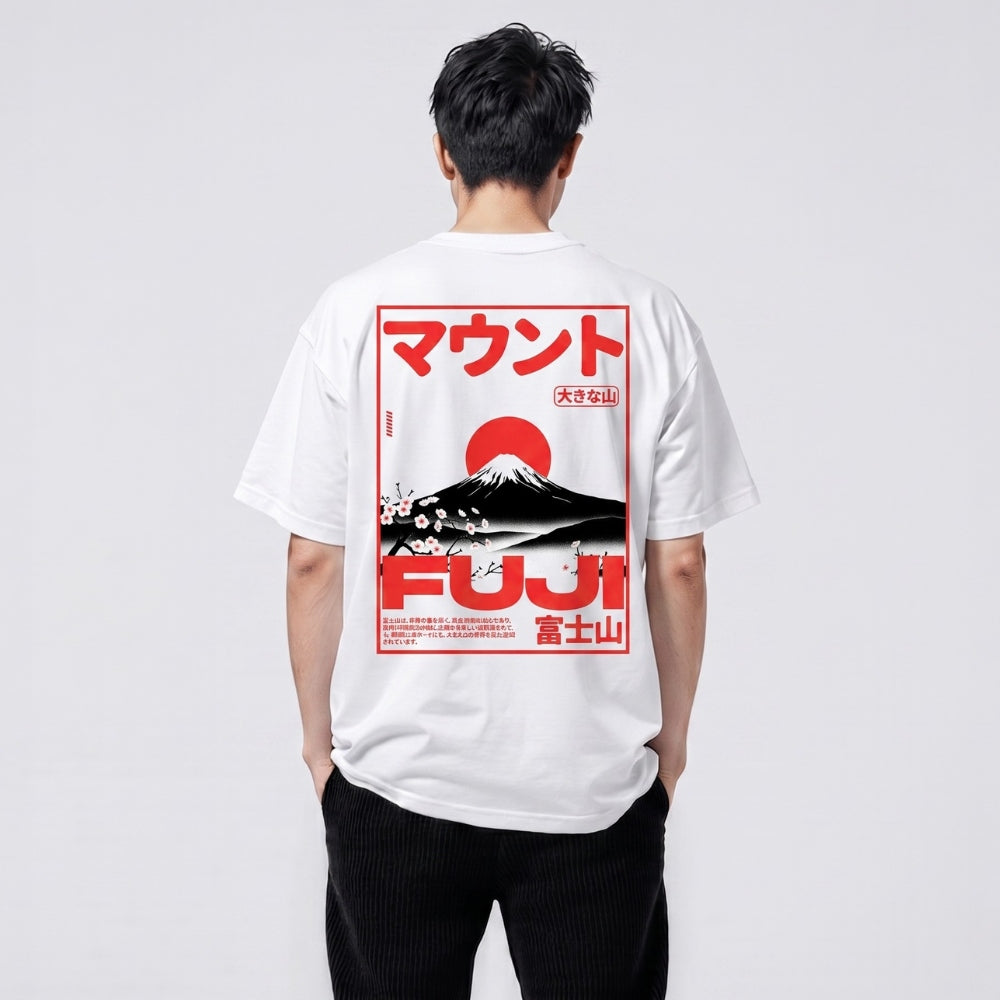 Fuji - T-shirt japonais oversize